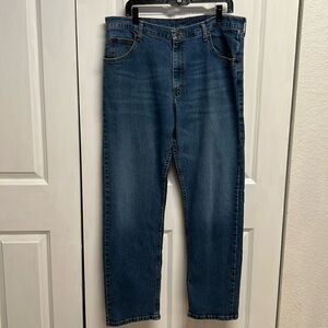 Wrangler Blue Denim 5 Pocket Mens Straight Leg Jeans Size 38